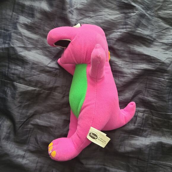 Nanco Barney the Dinosaur Purple Stuffed Animal 13 Inch Toy HTF - Picture 3 of 7